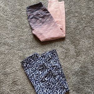 Set of 2 zella athletic Capri leggings